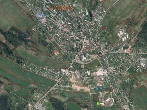 Dražba louky, Cvikov, 1017 m2