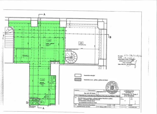 Pronájem obchodního prostoru, Praha - Vinohrady, Budečská, 117 m2