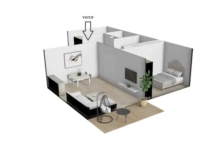 Pronájem bytu 3+1, Brno - Komín, Vrbenského, 64 m2