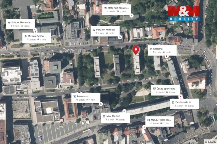 Prodej bytu 3+1, Ústí nad Labem - Ústí nad Labem-centrum, Velká Hradební, 71 m2