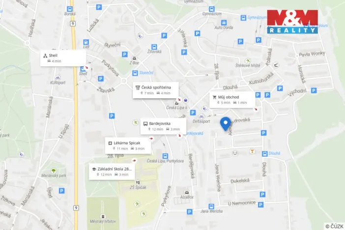 Pronájem bytu 3+1, Česká Lípa, Alexandrovská, 81 m2