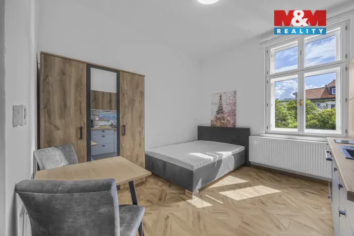 Pronájem bytu 1+kk, Praha - Nové Město, Legerova, 20 m2