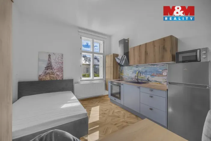 Pronájem bytu 1+kk, Praha - Nové Město, Legerova, 20 m2