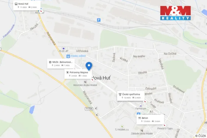 Prodej bytu 3+1, Hrádek - Nová Huť, 1. máje, 67 m2