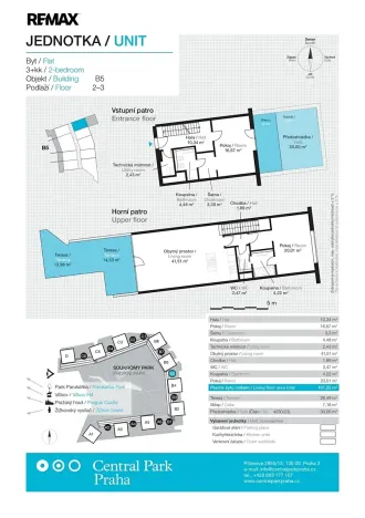 Pronájem bytu 3+kk, Praha - Žižkov, Ke kapslovně, 107 m2