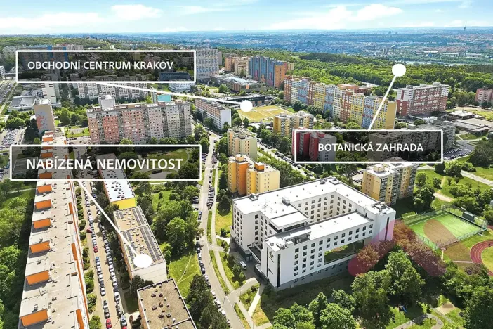 Pronájem bytu 2+kk, Praha - Bohnice, Zelenohorská, 47 m2