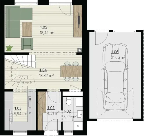 Prodej rodinného domu, Újezd u Brna, 89 m2