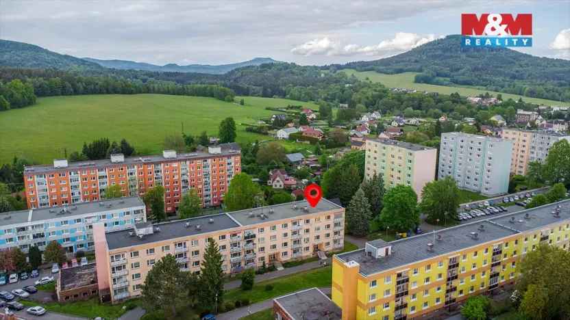 Prodej bytu 1+1, Cvikov - Cvikov II, Sídliště, 39 m2