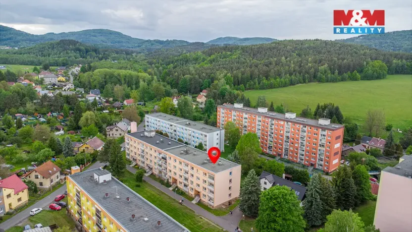 Prodej bytu 1+1, Cvikov - Cvikov II, Sídliště, 39 m2