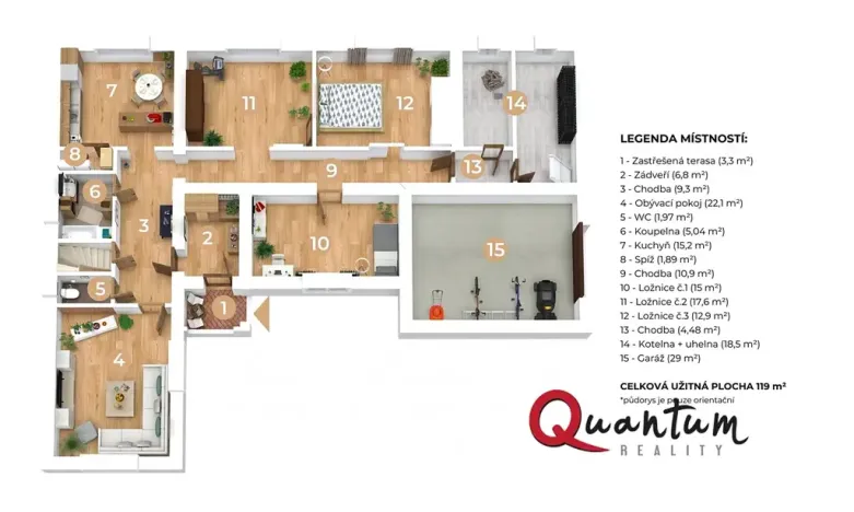 Prodej rodinného domu, Brandýsek, Za potokem, 119 m2