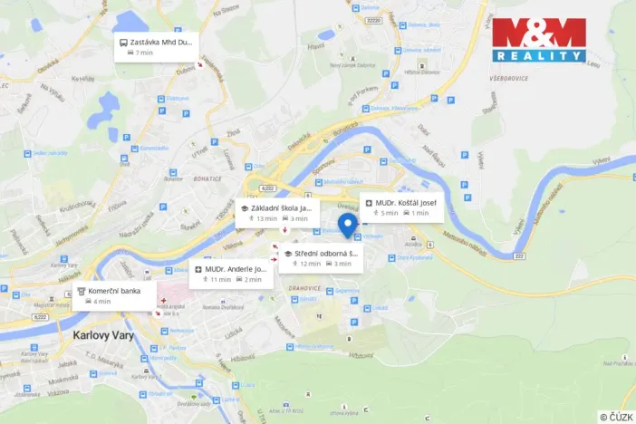 Prodej bytu 2+1, Karlovy Vary - Drahovice, Východní, 58 m2
