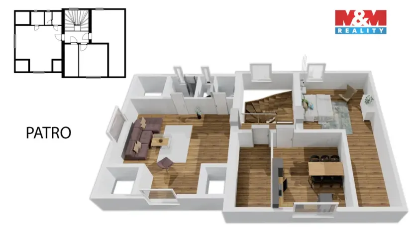 Prodej rodinného domu, Lochovice, 180 m2