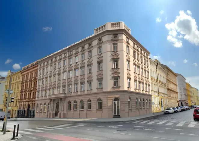 Prodej bytu 1+kk, Praha - Holešovice, Veletržní, 40 m2