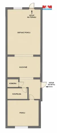 Pronájem bytu 2+1, Liberec - Liberec I-Staré Město, Železná, 30 m2