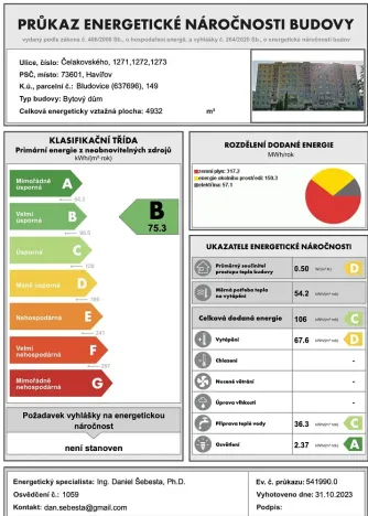 Prodej bytu 2+1, Havířov - Podlesí, Čelakovského, 50 m2