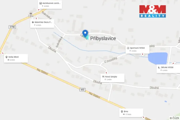 Prodej pozemku pro bydlení, Přibyslavice, 227 m2