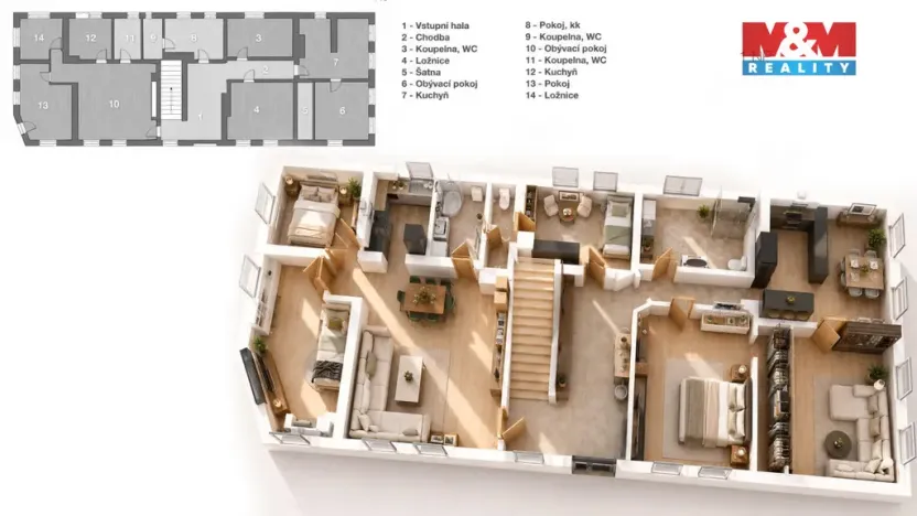 Prodej činžovního domu, Mařenice, 1190 m2