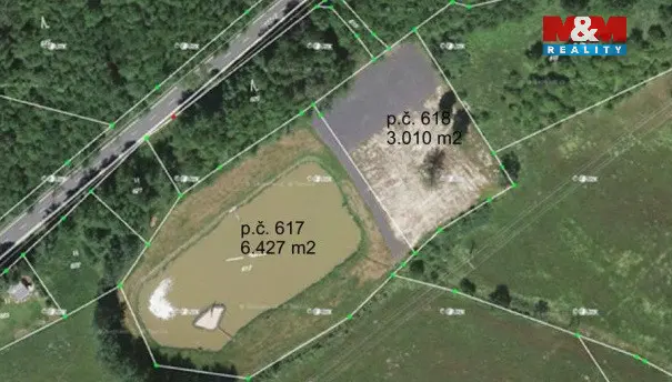 Prodej pozemku pro bydlení, Hory, 9437 m2