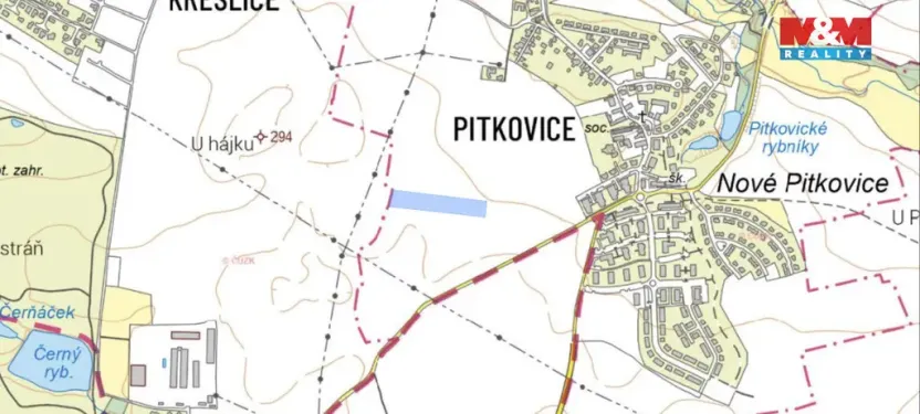 Prodej pole, Praha - Pitkovice, 12269 m2