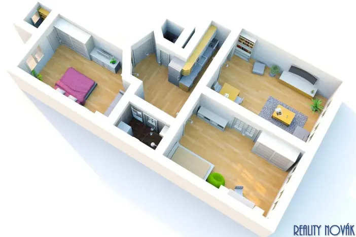 Prodej bytu 3+kk, Praha - Žižkov, Chvalova, 78 m2