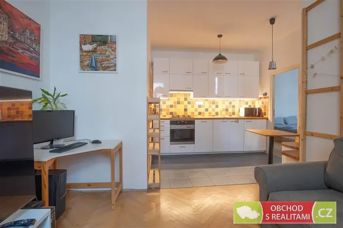 Prodej bytu 2+kk, Praha, U Uranie, 40 m2