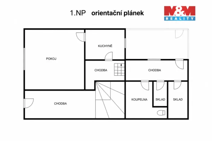 Prodej rodinného domu, Hoštka, Litoměřická, 120 m2