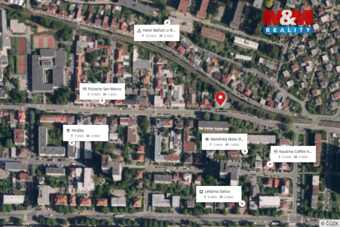Pronájem bytu 1+kk, Zlín, Kvítková, 23 m2