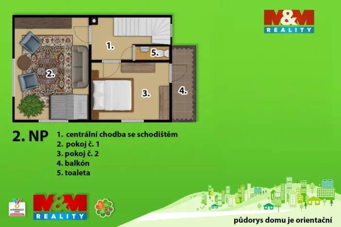 Prodej rodinného domu, Holice, 28. října, 63 m2