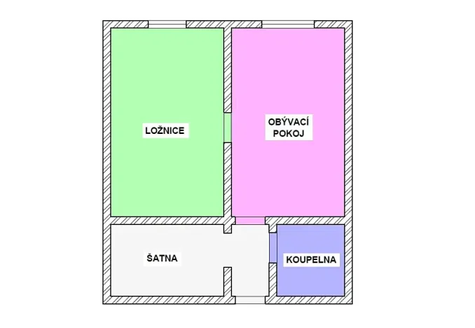 Prodej bytu 2+kk, Úpice, Národní, 46 m2