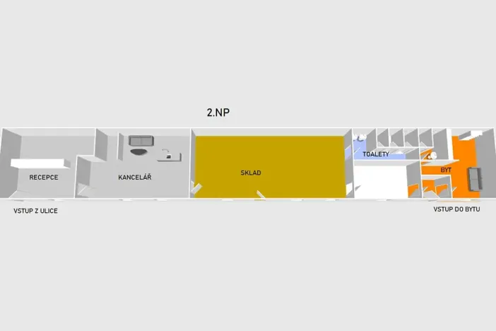 Prodej obchodního prostoru, Kolín, Roháčova, 340 m2