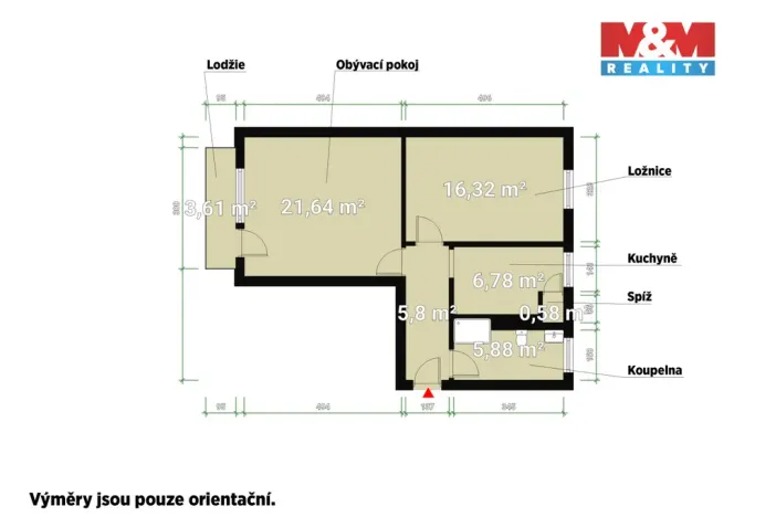 Pronájem bytu 2+1, Stod, nám. ČSA, 60 m2