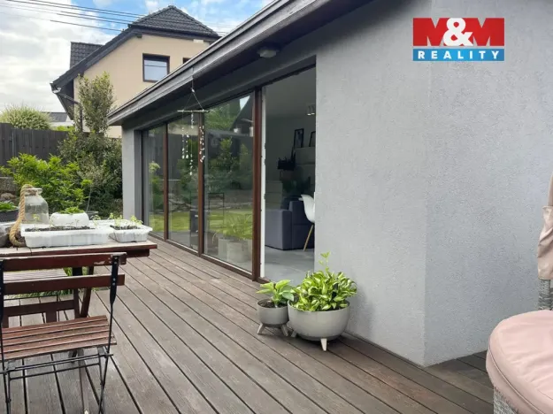 Prodej rodinného domu, Panenské Břežany, Strmá, 73 m2