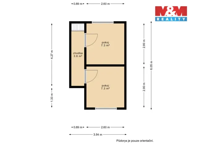 Prodej chaty, Oslnovice, 76 m2