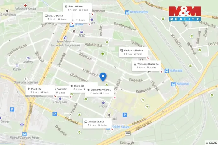 Prodej bytu 2+1, Praha - Strašnice, Královická, 52 m2