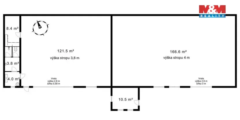 Prodej výrobních prostor, Lysá nad Labem, 317 m2