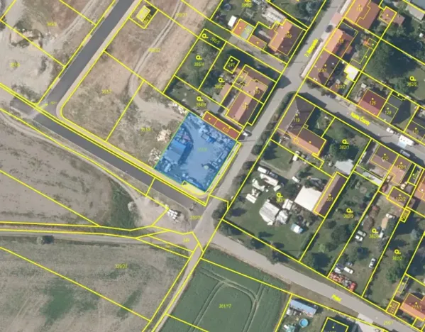 Prodej pozemku pro bydlení, Cvrčovice, Polní, 831 m2