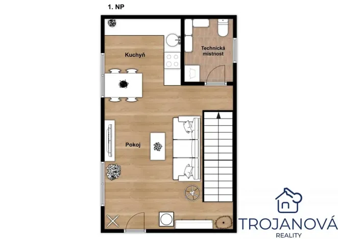 Prodej rodinného domu, Sázava, 75 m2