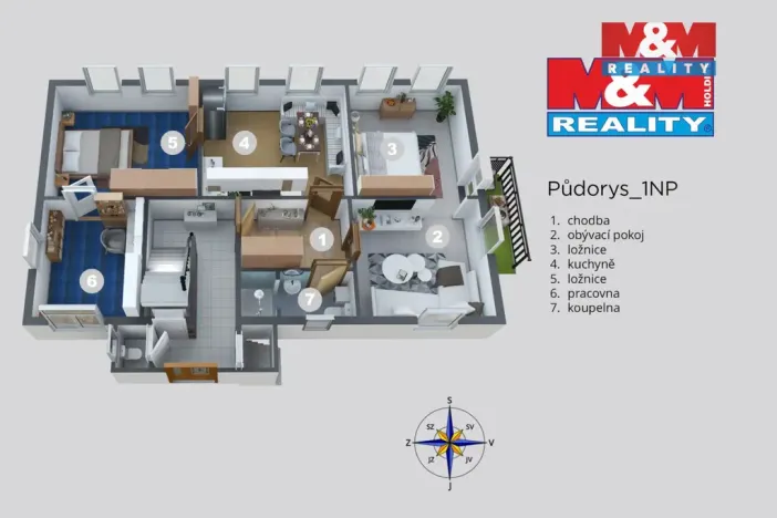 Prodej bytu 4+1, Děčín - Děčín X-Bělá, Sněžnická, 91 m2