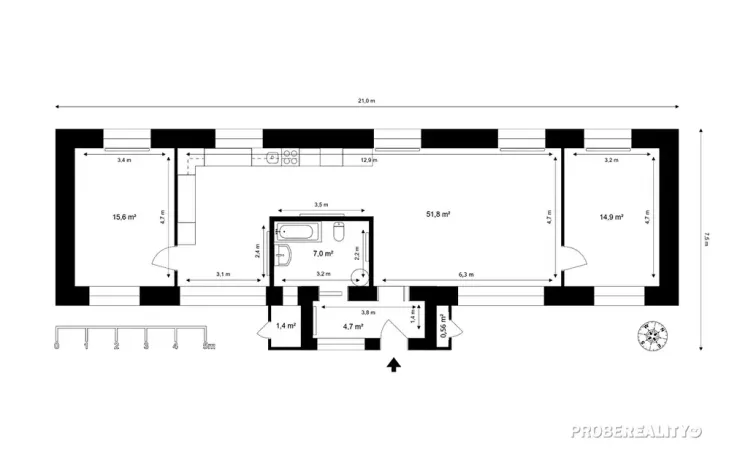 Prodej rodinného domu, Zálezlice, 96 m2
