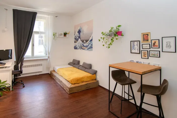 Prodej bytu 2+kk, Praha - Žižkov, Ježkova, 43 m2