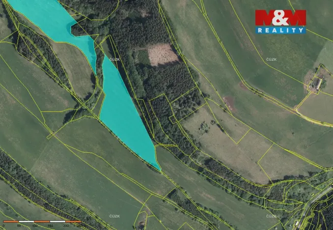 Prodej louky, Stárkov - Bystré, 121606 m2