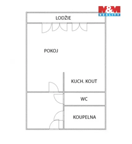 Prodej bytu 1+kk, Ostrava - Zábřeh, Čujkovova, 27 m2