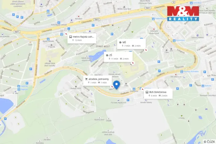 Prodej bytu 2+kk, Praha - Černý Most, Vašátkova, 45 m2