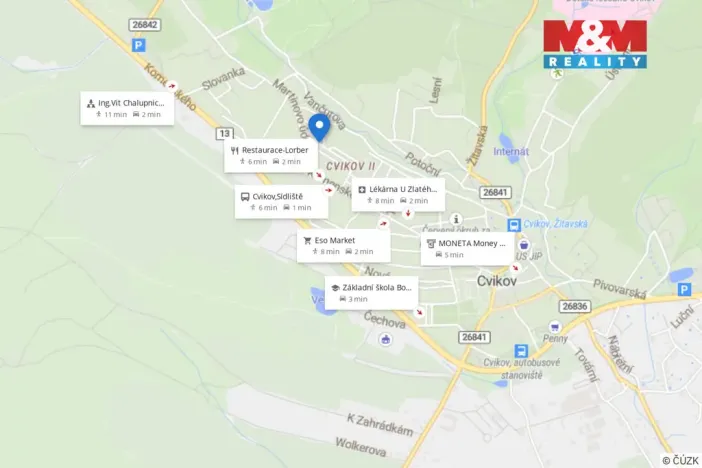 Pronájem bytu 3+1, Cvikov - Cvikov II, Sídliště, 62 m2