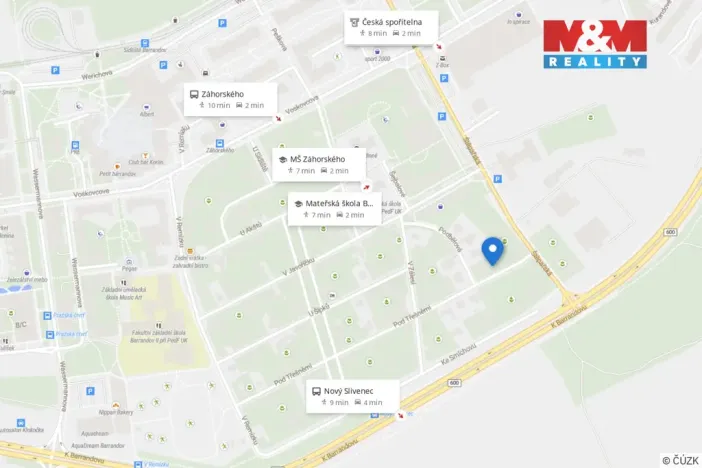 Prodej kanceláře, Praha - Hlubočepy, Pod třešněmi, 52 m2