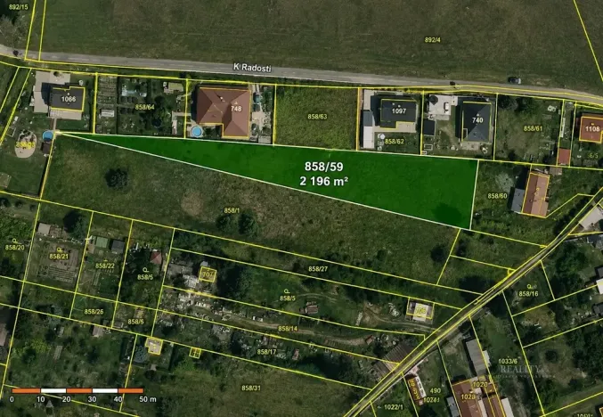 Prodej pozemku, Horní Jelení, Lesní, 2196 m2