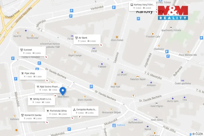 Pronájem obchodního prostoru, Karlovy Vary, Jaltská, 38 m2
