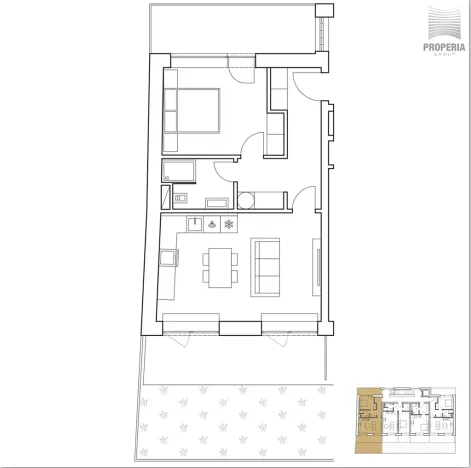 Pronájem bytu 2+kk, Brno, Škrochova, 50 m2