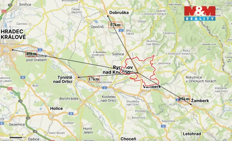 Prodej bytu 3+1, Rychnov nad Kněžnou, 5. Května, 60 m2