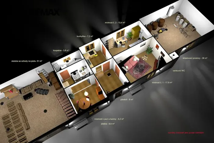 Prodej rodinného domu, Bzová, 112 m2